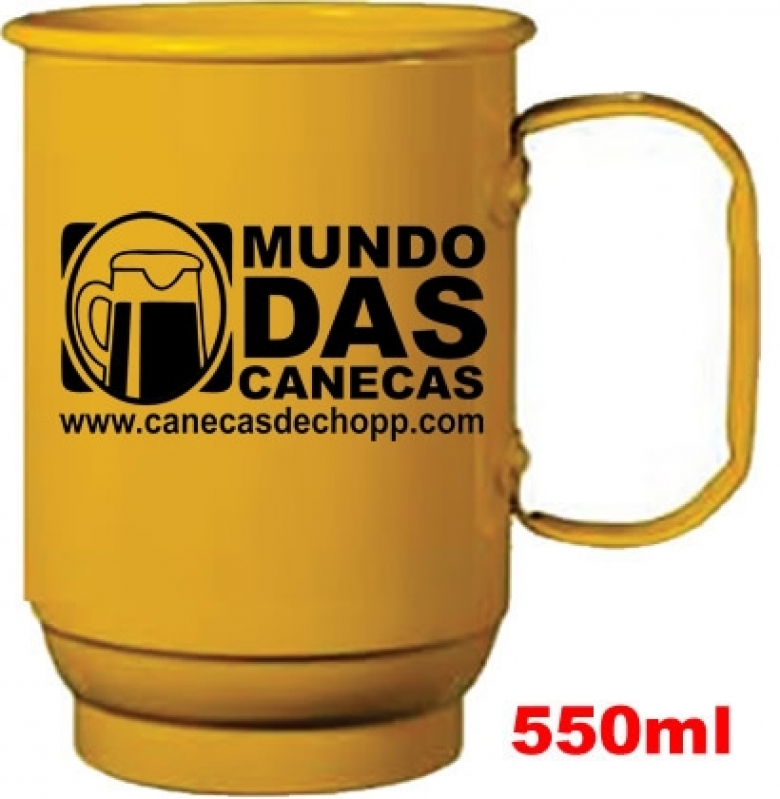 Caneca Chopp Personalizada Alumínio Heliópolis - Caneca de Chopp de Alumínio Personalizada