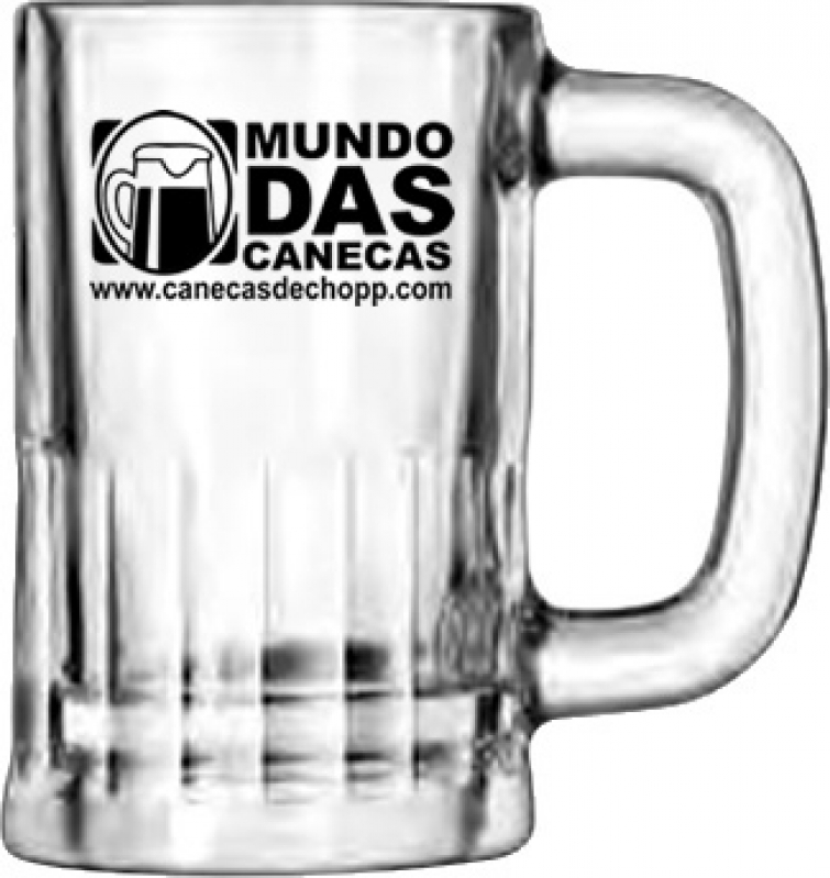 Caneca Chopp Vidro Personalizada Raposo Tavares - Caneca de Chopp Vidro