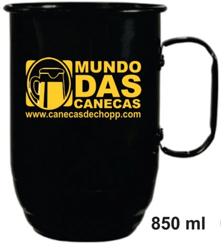 Caneca de Alumínio para Chopp Onde Tem Juiz de Fora - Caneca de Alumínio Chopp