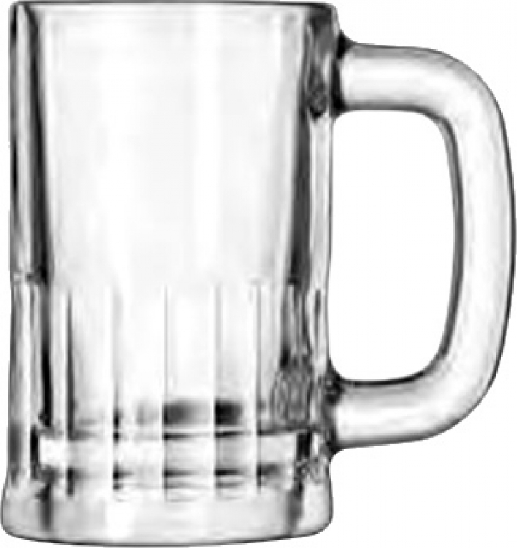 Caneca de Chopp de Vidro Jaguaré - Caneca de Chopp de Vidro Atacado