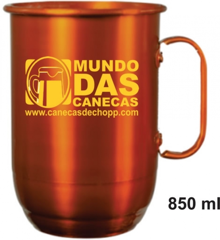 Canecas de Alumínio para Chopp Instituto da Previdência - Caneca de Alumínio para Chopp