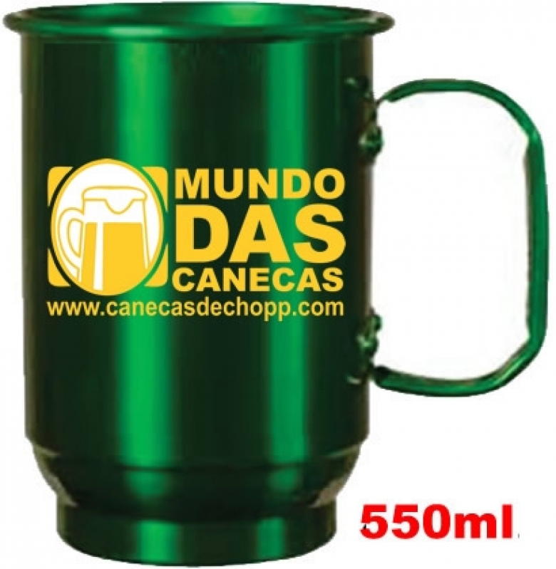 Canecas de Chopp Alumínio Personalizadas São Lourenço da Serra - Canecas de Chopp de Vidro