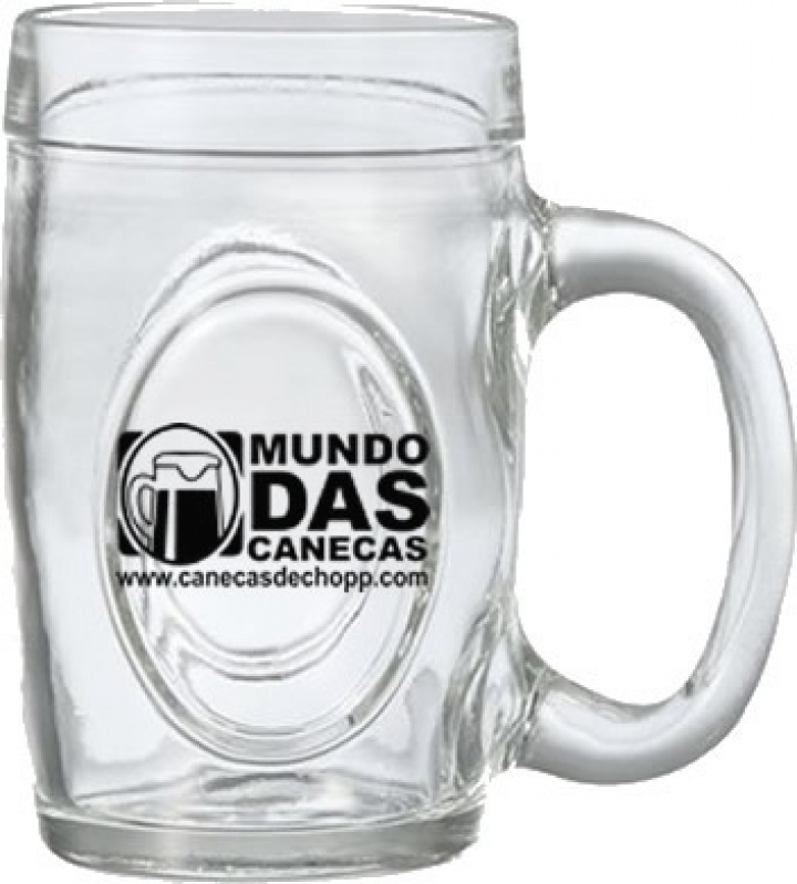 Canecas de Chopp Personalizadas Vidro Preço Barra Velha - Canecas de Chopp em Acrílico Personalizadas