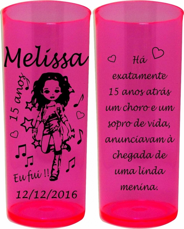 Copo Personalizado Long Drinks Jardim Marajoara - Copos Personalizados para Aniversário