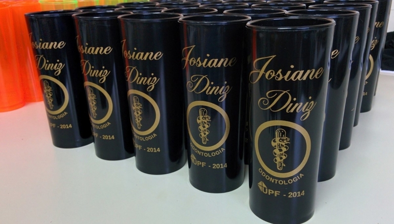 Copos em Long Drink de Acrílico Jaguaré - Copos Long Drink Acrílico Personalizados