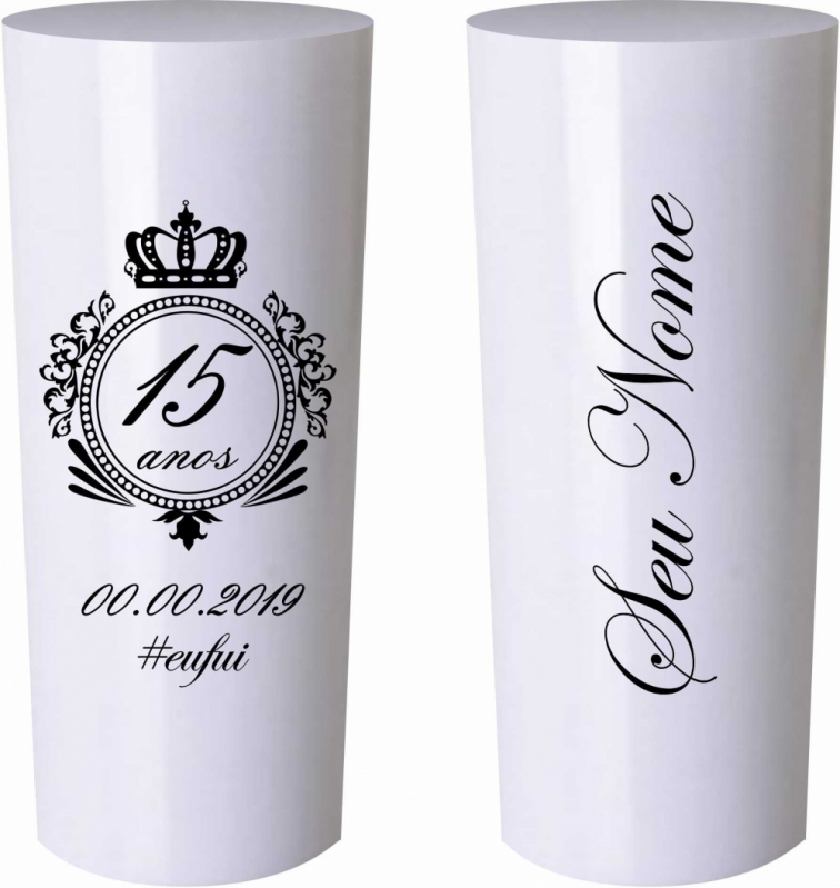 Copos Personalizados de Acrílico para Casamento Mafra - Copos Personalizados para Casamento