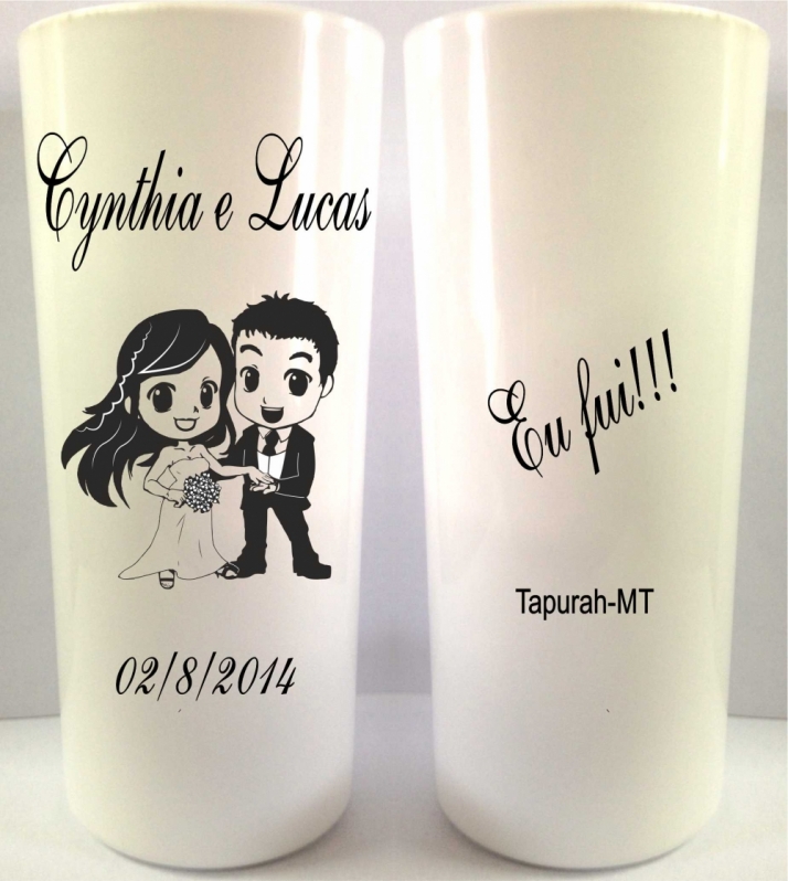 Copos Personalizados Long Drink Arujá - Copos para Festa Personalizados