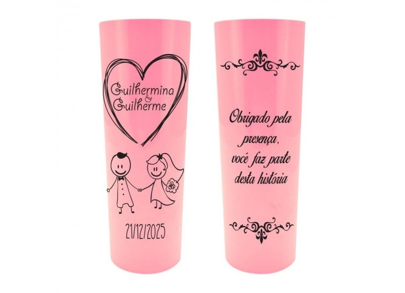 Copos Personalizados para Lembrança de Casamento Alto do Pari - Copos Long Drink Personalizados para Casamento