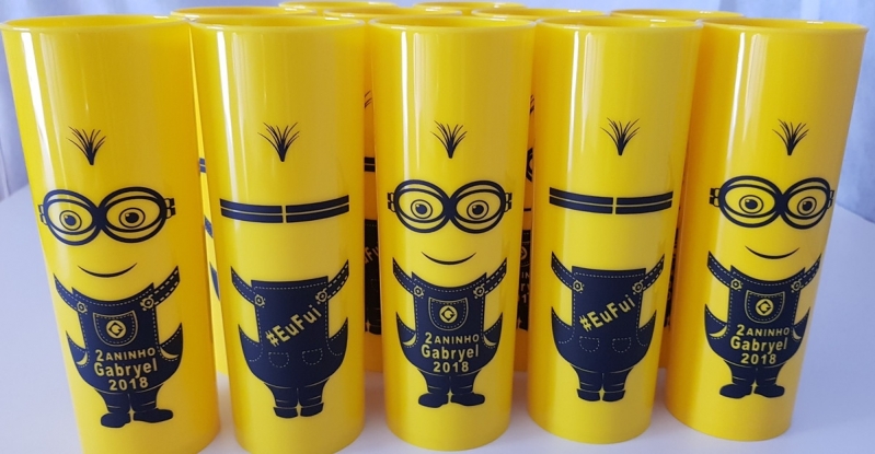 Distribuidor de Copos Personalizados para Festa Infantil São Bento do Sul - Copos Personalizados para Festa de 18 Anos