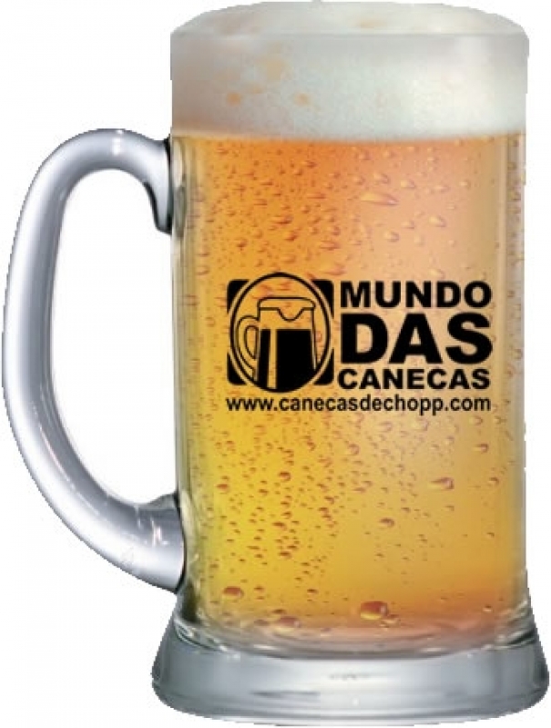 Encomenda de Caneca de Chopp Vidro Personalizada São Lourenço da Serra - Caneca de Chopp Vidro Personalizada