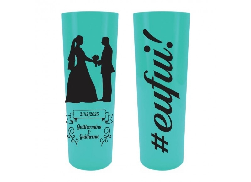 Loja de Copos Acrílico Personalizados para Casamento Bocaiúva - Copos de Vidro Personalizados para Casamento