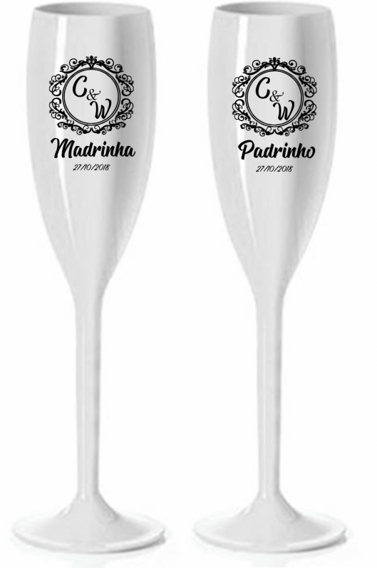 Taça de Acrílico para Drinks Heliópolis - Taças de Acrílico para Champagne