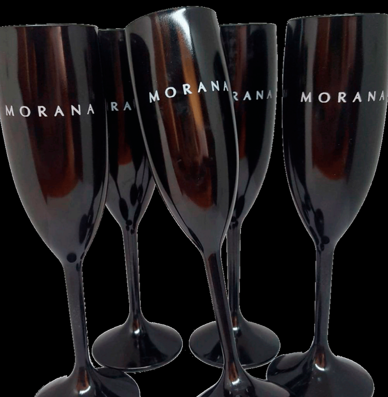 Taças de Acrílico para Champagne Preços Glicério - Taças de Acrilico Personalizadas para Casamento