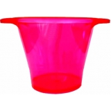 balde de gelo acrílico vermelho Matosinhos
