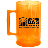 caneca de acrílico chopp personalizada Jardim Japão