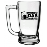 caneca de chopp personalizadas vidro Domingos Martins