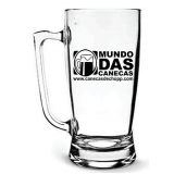 caneca para chopp de vidro personalizada Jardim São Paulo