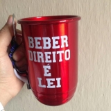 copo alumínio chopp personalizado Uberaba