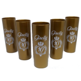 copos long drinks dourado personalizados Cerqueira César