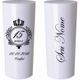 copos personalizados de acrílico para casamento Jockey Clube