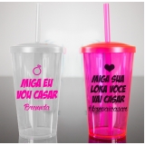 distribuidor de copos personalizado festa Chora Menino