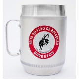 orçamento para caneca de chopp de alumínio M'Boi Mirim