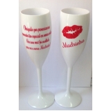 taça para casamento personalizada Sumaré